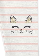 Toddler Girls Cat Outfit Set