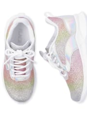Girls Sparkle Running Sneakers