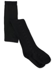 Girls Heart Pointelle Tights