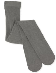 Girls Heathered Microfiber Tights