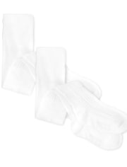 Toddler Girls Cable Knit Tights 2-Pack