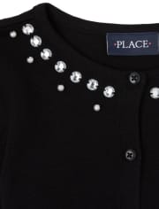 Girls Embellished Cardigan