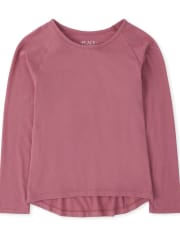 T-shirt à superposition basique pour fille