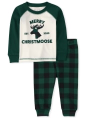 moose baby pajamas