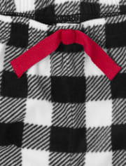 kids buffalo plaid pajama pants