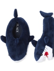 boys shark slippers
