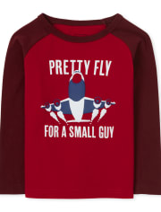 Baby And Toddler Boys Graphic Raglan Top