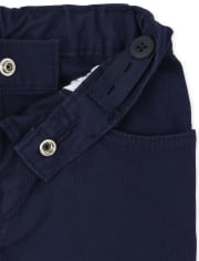 Pantalon extensible en velours côtelé Bedford pour bébés et tout-petits garçons