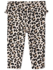The Childrens Place Baby Girls Leopard Pants 2-Pack