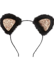 Girls Faux Fur Cat Ears Headband