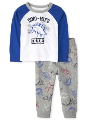 Baby And Toddler Boys Dino Mite Outfit Set
