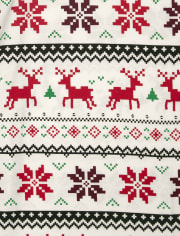 Pijama de algodón de reno de la familia a juego unisex para adultos