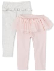 Baby Girls Tutu Pants 2-Pack