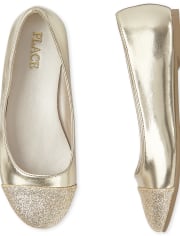 Bailarinas Niñas Metálicas Glitter