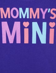Baby And Toddler Girls Mommy's Mini Graphic Tee