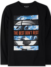 Boys Don't Rest Sports Graphic Tee