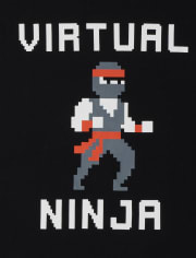 Boys Virtual Ninja Graphic Tee