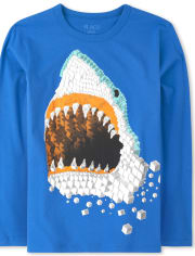 Boys Shark Graphic Tee