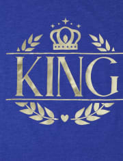 Camiseta estampada Royal Foil familiar a juego para hombre