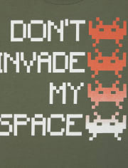 Boys Invade My Space Graphic Tee