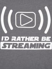 T-shirt graphique en streaming pour garçons