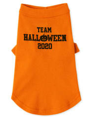 Camiseta gráfica Halloween 2020 de la familia a juego con perros