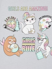 Girls Rule Graphic Tee