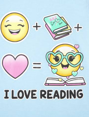 Girls Love Reading Graphic Tee