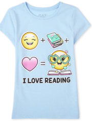 Girls Love Reading Graphic Tee