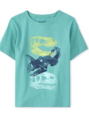 Toddler Boys Dino Skulls Graphic Tee
