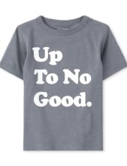 Toddler Boys Up To No Good Graphic Tee