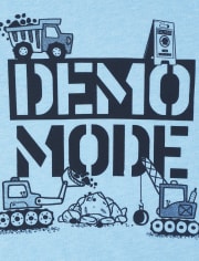 Baby And Toddler Boys Demo Mode Graphic Tee
