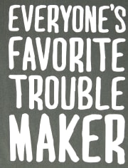 Baby And Toddler Boys Trouble Maker Graphic Tee