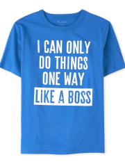 Camiseta estampada Boys Like A Boss