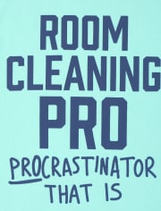 Camiseta estampada Procrastinator para niños