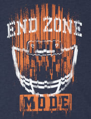 Boys End Zone Football Graphic Tee
