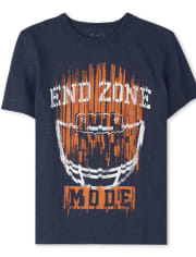 Camiseta con gráfico de fútbol End Zone para niños