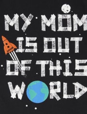 Baby And Toddler Boys Out OF This World Graphic Tee