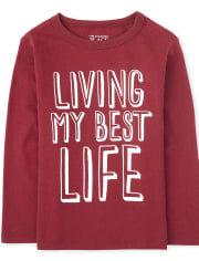 Baby And Toddler Boys Best Life Graphic Tee