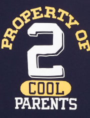 Camiseta estampada Cool Parents para bebés y niños pequeños