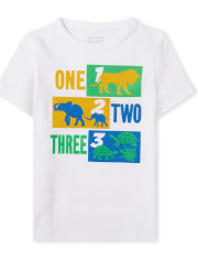 Baby And Toddler Boys 123 Graphic Tee