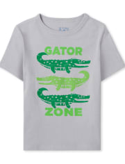 Baby And Toddler Boys Gator Zone Graphic Tee