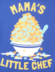 Camiseta gráfica Mama's Chef para bebés y niños pequeños