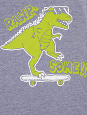 Baby And Toddler Boys Rawrsome Graphic Tee