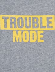 Baby And Toddler Boys Trouble Mode Graphic Tee