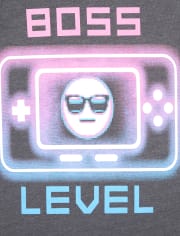Boys Boss Level Graphic Tee