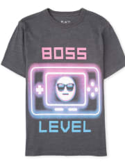 Boys Boss Level Graphic Tee
