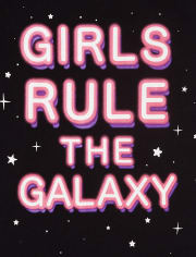 Girls Galaxy Graphic Tee