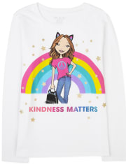 Girls Kindness Graphic Tee