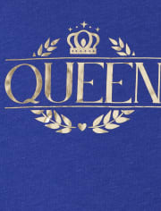Camiseta estampada Royal Foil familiar a juego para mujer